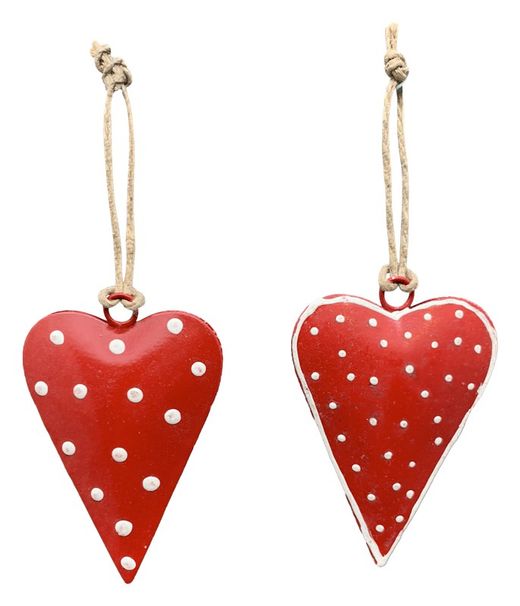Kersthanger Hout Hart Rood Exner