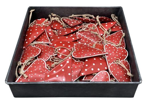 Kersthanger Hout Hart Rood Exner
