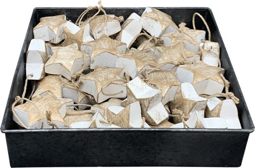 Kersthanger Hout Ster Natuurlijk Exner