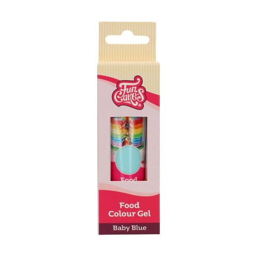 Baby blauwe gel kleurstof 30 gr funcakes
