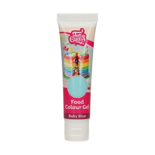 Baby blauwe gel kleurstof 30 gr funcakes