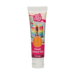 Orange gel madfarve 30 grs funcakes