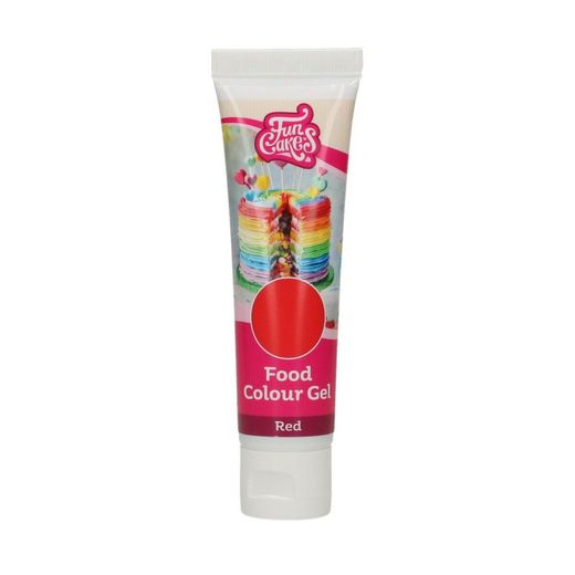 Colorant alimentaire gel rouge 30 grs funcakes