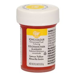 Colorante pasta amarillo limón 28 grs wilton