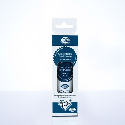 Μπλε ναυτικό συμπυκνωμένη βαφή progel 30 gr σκόνη ουράνιου τόξου