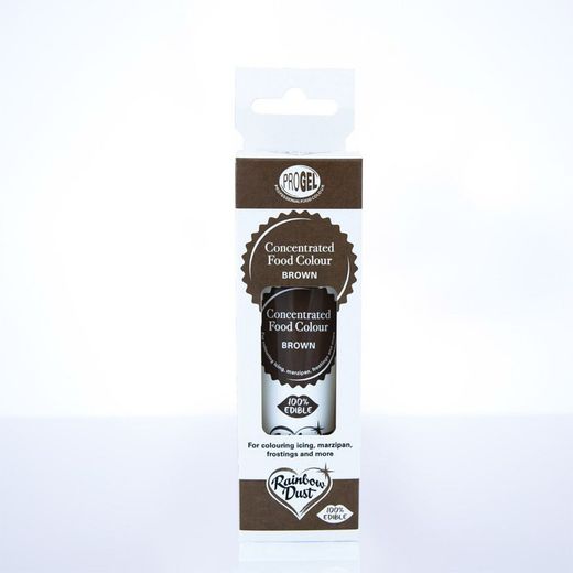 Colorante progel concentrado marrón 30 grs rainbow dust