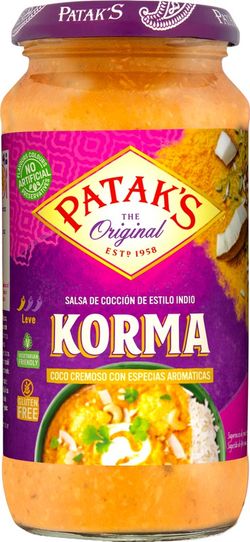 Comida India Salsa Korma 450G Sp Patak´S