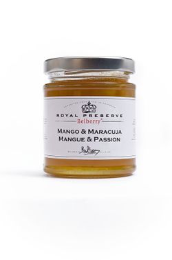 Confitura de mango y maracuyá belberry 215 grs