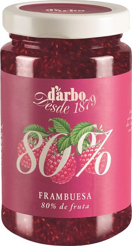 D'Arbo Confiture de Framboises 80% Fruits