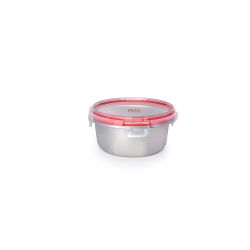 Contenedor redondo acero inoxidable 750 ml apto microondas y air fryer Iris