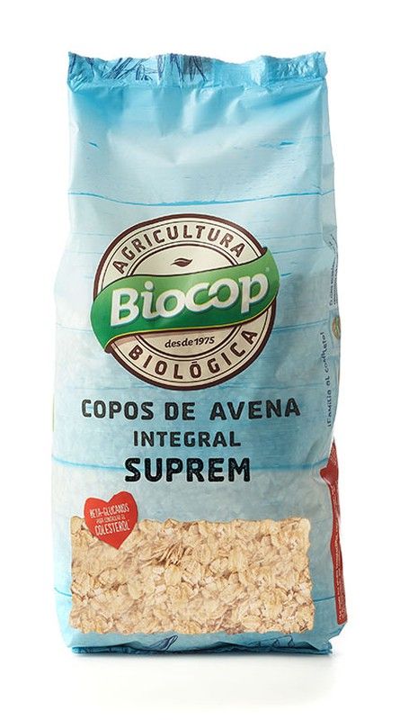 Suprem biocop flocos de aveia integral 500 g bio orgânico