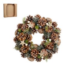 Christmas Wreath Brown Color Edelmann