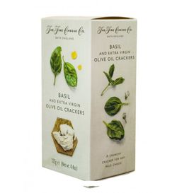 Crackers aceite oliva y albahaca the fine cheese co