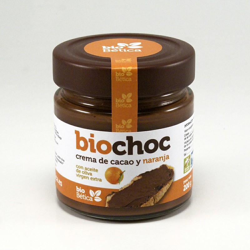 Crema Cacao Biochoc sin Aceite de Palma NARANJA — Area Gourmet