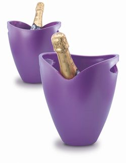 Cubitera de Hielo Diseño Pulltex Lila 21 cm x 21 cms x 26 cms