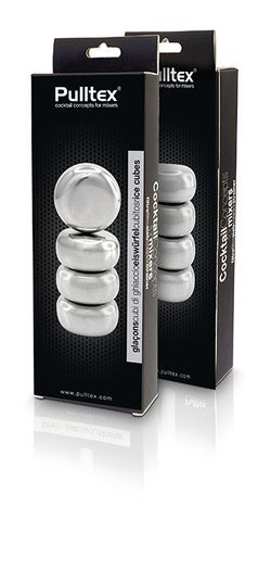 Cubitos de Hielo de Acero Inoxidable Reutilizables Pulltex