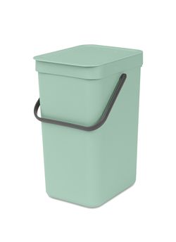 Cubo Basura para Reciclar Sort & Go 12 L Verde Jade Brabantia
