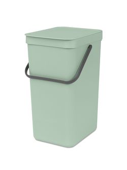 Cubo Basura para Reciclar Sort & Go 16 L Verde Jade Brabantia