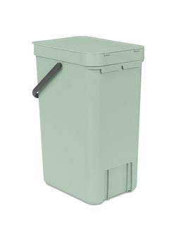 Cubo Basura para Reciclar Sort & Go 16 L Verde Jade Brabantia