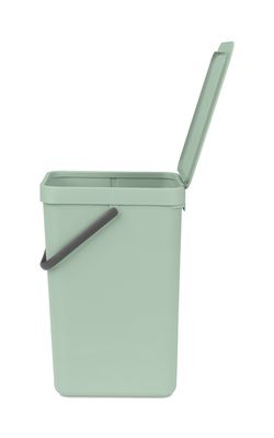 Cubo Basura para Reciclar Sort & Go 16 L Verde Jade Brabantia