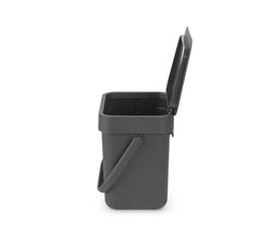 Cubo Basura para Reciclar Sort & Go 3 L Gris Brabantia