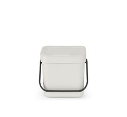 Cubo Basura para Reciclar Sort & Go 3 L Gris Claro Brabantia