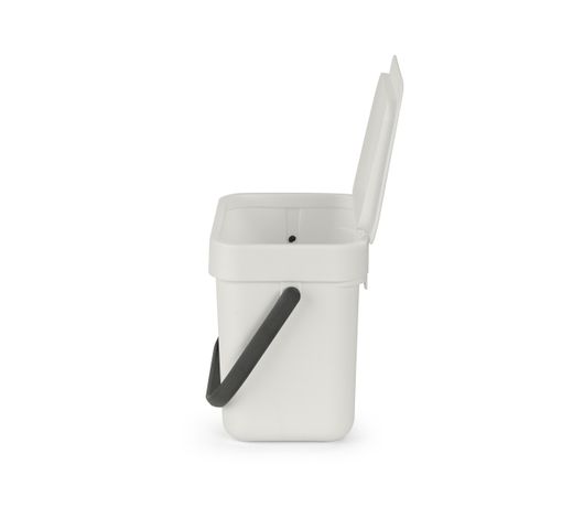 Cubo Basura para Reciclar Sort & Go 3 L Gris Claro Brabantia