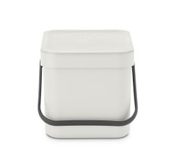 Cubo Basura para Reciclar Sort & Go 6 L Gris Claro Brabantia