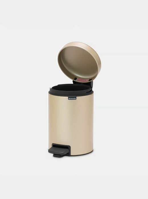 Cubo Basura Pedal Icon 3 L Metallic Gold Brabantia