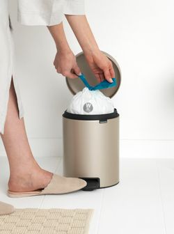Cubo Basura Pedal Icon 5 L Metallic Gold Brabantia