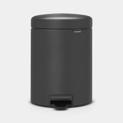 Cubo Basura Pedal Icon 5 L Mineral Infinite Gris Brabantia