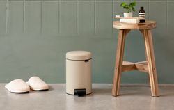 Cubo Basura Pedal Icon 5 L Soft Beige Brabantia