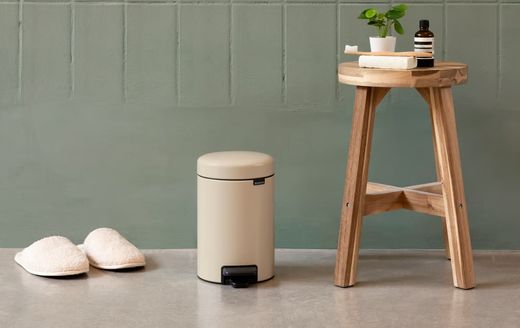 Cubo Basura Pedal Icon 5 L Soft Beige Brabantia