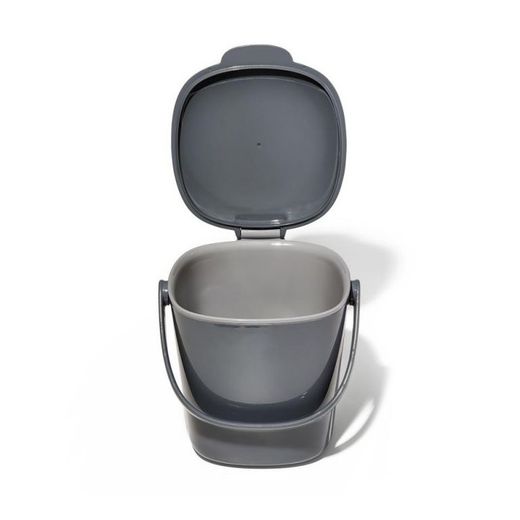Organische stof emmer easy cleaning grijs 2,8l oxo