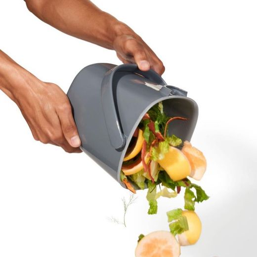 Ekologiskt material hink lätt att rengöra grå 2,8l oxo