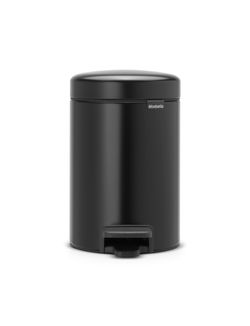 Cubo para Basura Pedal Icon 3 L Matt Negro Brabantia