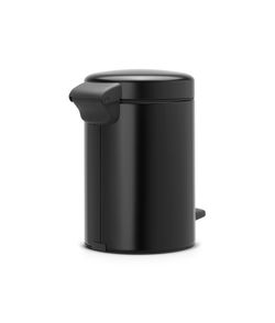 Cubo para Basura Pedal Icon 3 L Matt Negro Brabantia