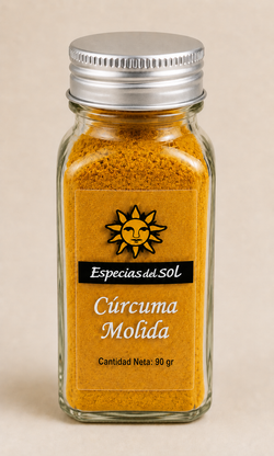 Cúrcuma molida Especias del Sol 90 grs