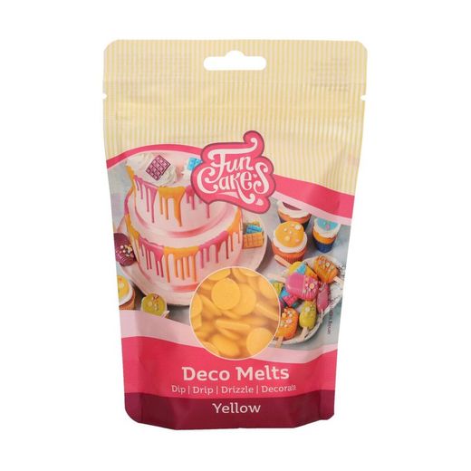 Deco topi żółte 250 g funcakes