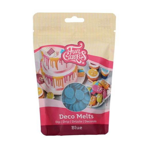 Deco smelter blå 250 g funcakes