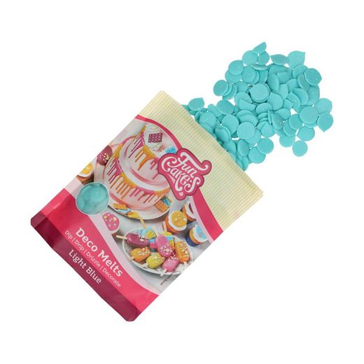 Deco derrete azul claro 250 grs funcakes