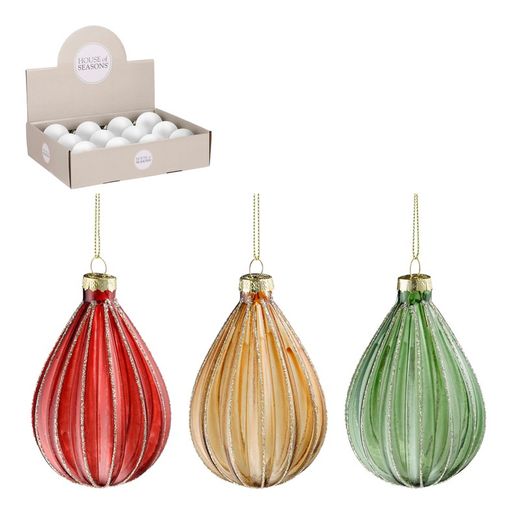 Christmas Tree Decoration Ball Green Red Green Edelmann
