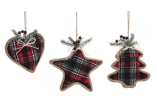 Christmas Tree Hanging Decoration 16x4x21