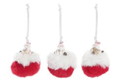 Hanging Christmas Tree Decoration Red Figure
