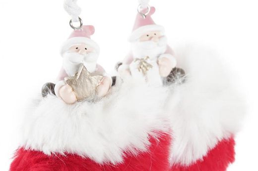 Hanging Christmas Tree Decoration Red Figure