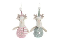 Green and Pink Chic Hanging Christmas Tree Decoration