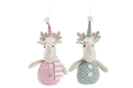 Green and Pink Chic Hanging Christmas Tree Decoration
