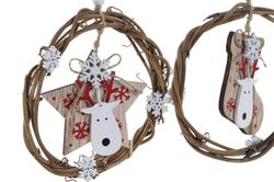 Wooden Hanging Christmas Decoration