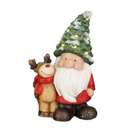 Christmas Decoration with LED Light Santa Claus Edelmann