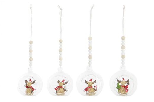 Crystal Reindeer Hanging Christmas Tree Decoration
